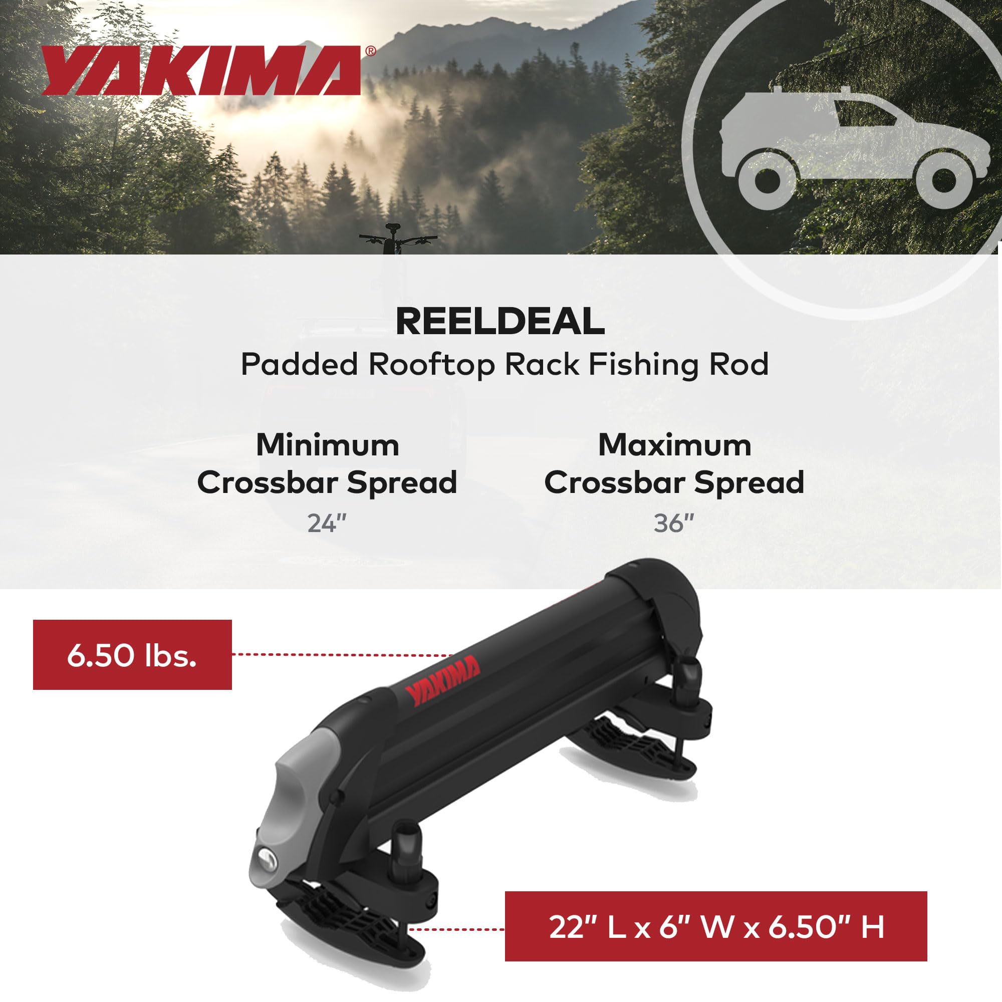 Amazon.co.jp: Yakima (ヤキマ) 釣り竿 ロッド カーラックマウント